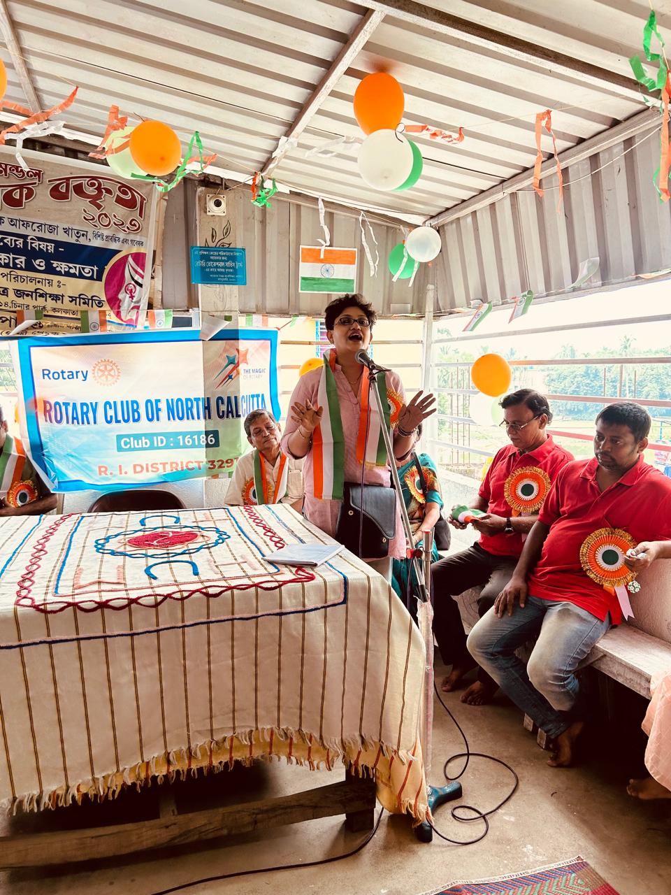 Awareness workshop moment.